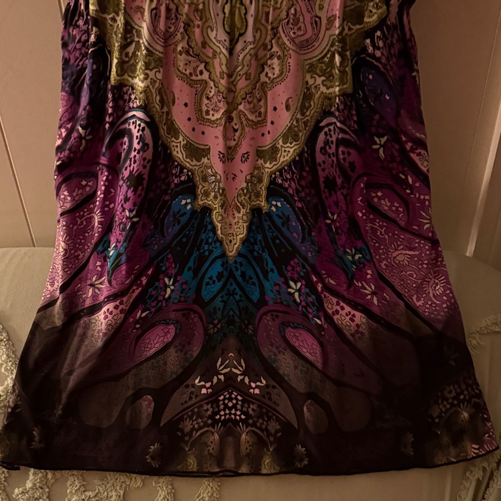 Bailey Blue Multicolor Patterned Dress - image 3